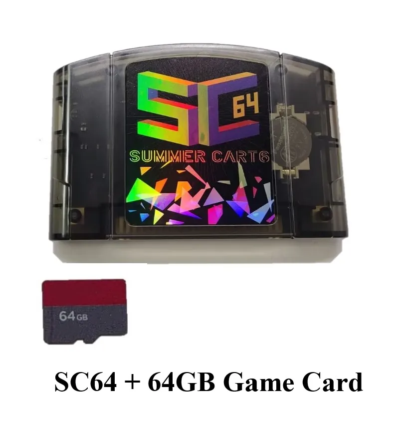 SC64 SummerCart64 Open Source Game Card  64 Video Game Console