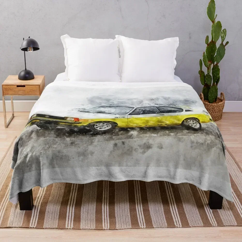 Opel Kadett GTE Throw Blanket Summer Beddings Personalized Gift Blankets