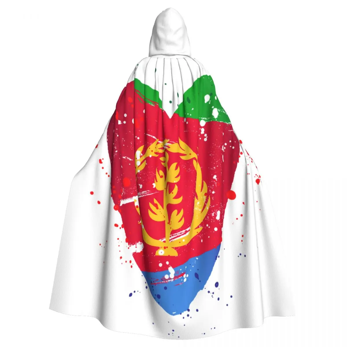 Keep Warm Scarf Autumn Eritrea  Flag Adult Cloak Cape Hooded Medieval Costume Witch Wicca Vampire Elf Purim Carnival Party