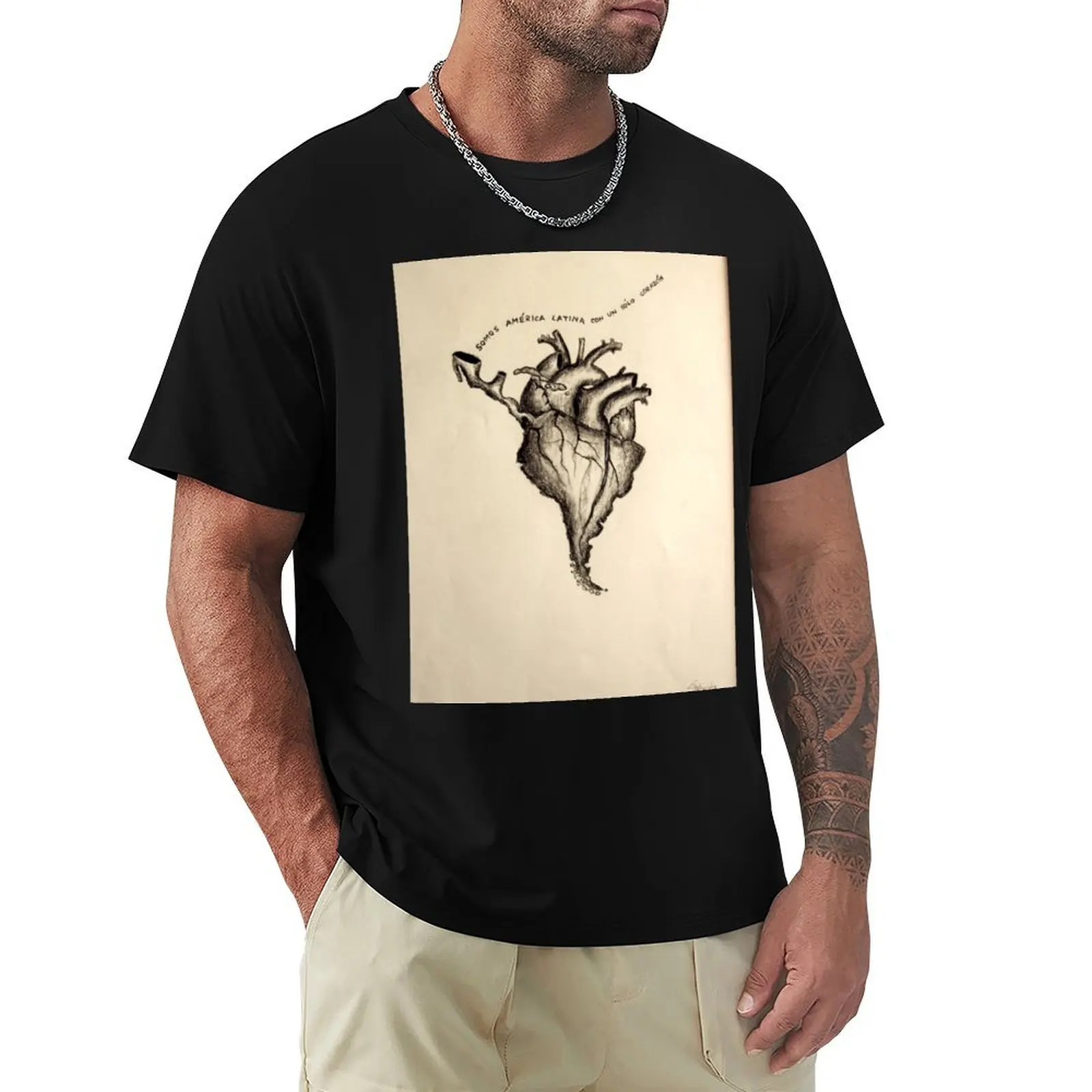 

Latin Heart-Corazón Latino T-Shirt Quick Dry Fishing T-Shirt