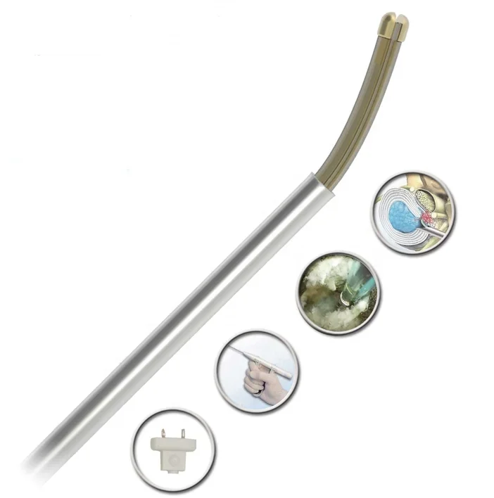 Disposable endoscopic spine surgery plasma blade suitable with Elliquence RF generator