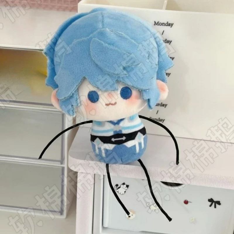 10cm Anime Game Honor of Kings Zhu GeLiang Kawaii Cosplay Soft Cotton Doll Stick Body Cartoon Mini Toy Figures Fans Decor Gifts