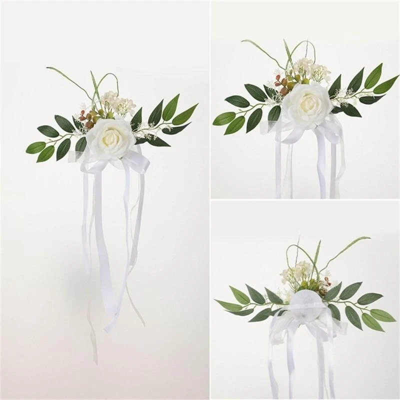 زينة كرسي ممر الزفاف مرة أخرى ترتيب زهرة للمأدبة الزفاف