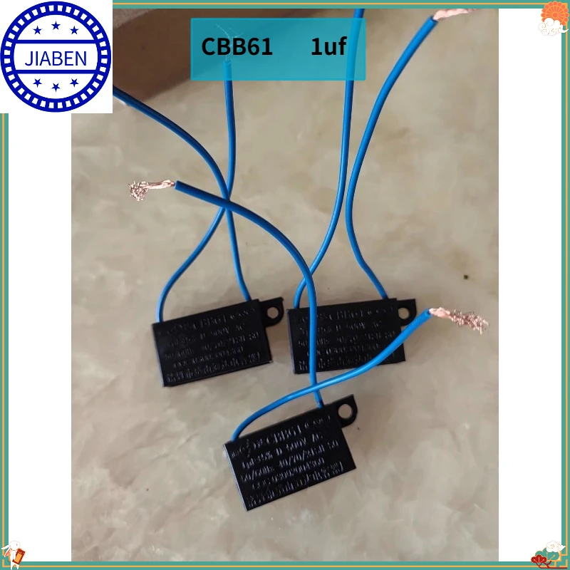 CBB61 1UF Motor Start Capacitor Replacement Spare Parts For Integrated Ceiling Yuba Ventilation Exhaust Fan