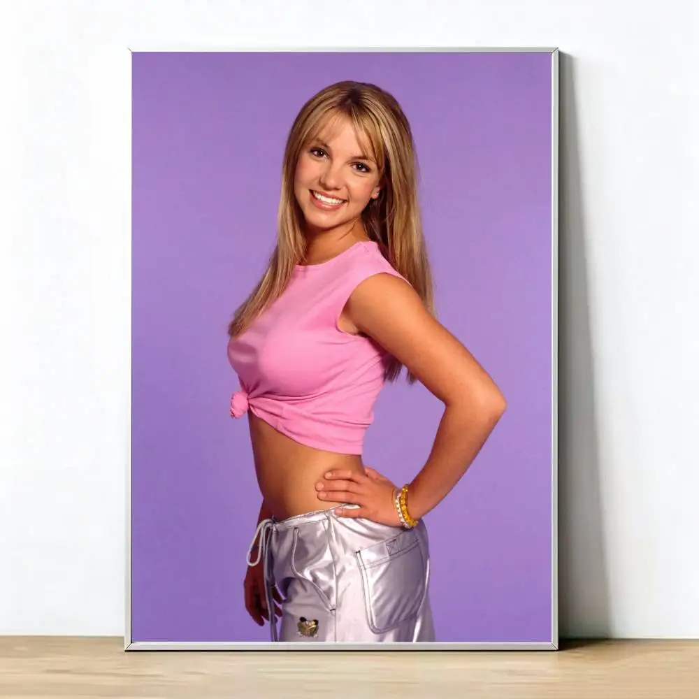 2000s Y2K B-Britney Spears Poster HD Quality Wall Art Retro Posters For Home Room Wall Decor Self Adhesive