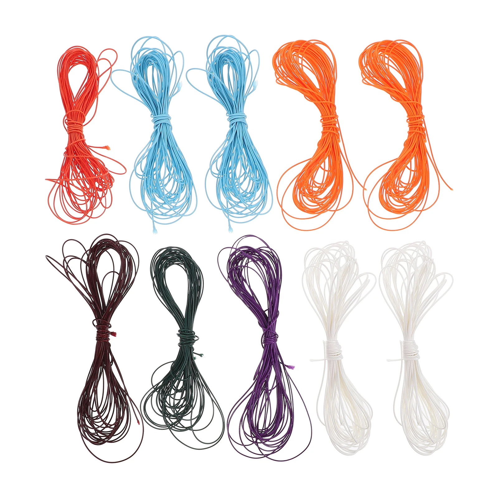 

10 Rolls Lanyards Handmade Chain Necklace Bracelet Rope DIY Hanging Jewelry Making Hand-woven