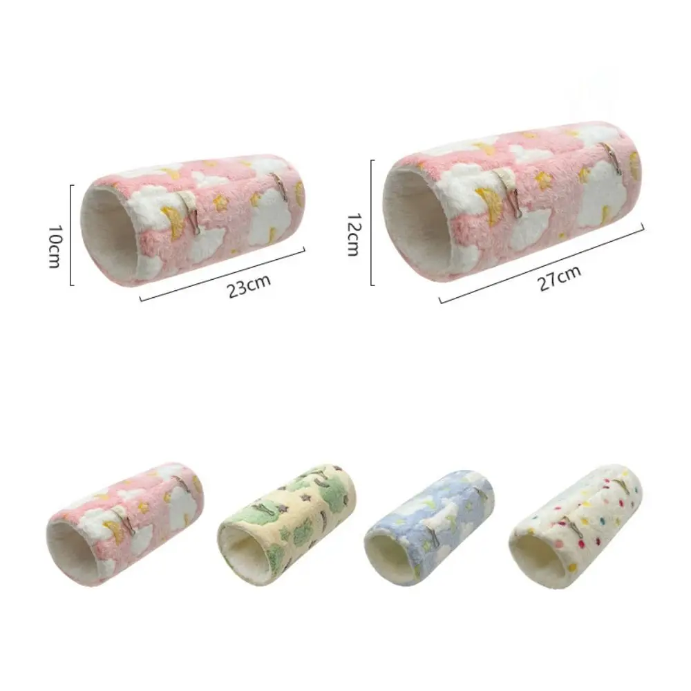 Tragbare Weiche Meerschweinchen-Tunnel Interaktive Waschbare Eichhörnchen-Frettchen-Tunnel Kauresistente Fleece-Gefütterte Hamster-Verstecke für Kleintiere – Detail 1