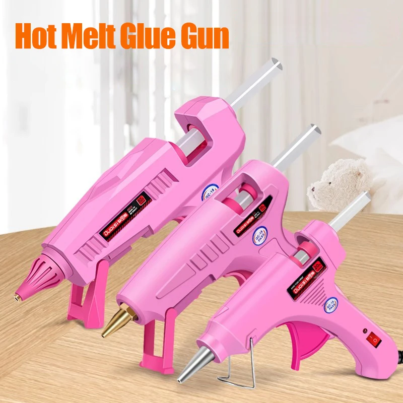 

20W/60W/100W Hot Melt Glue Gun And 7mm Glue Stick Mini Gun Thermoelectric Temperature Repair Tool DIY Free Hot Melt Glue Stick