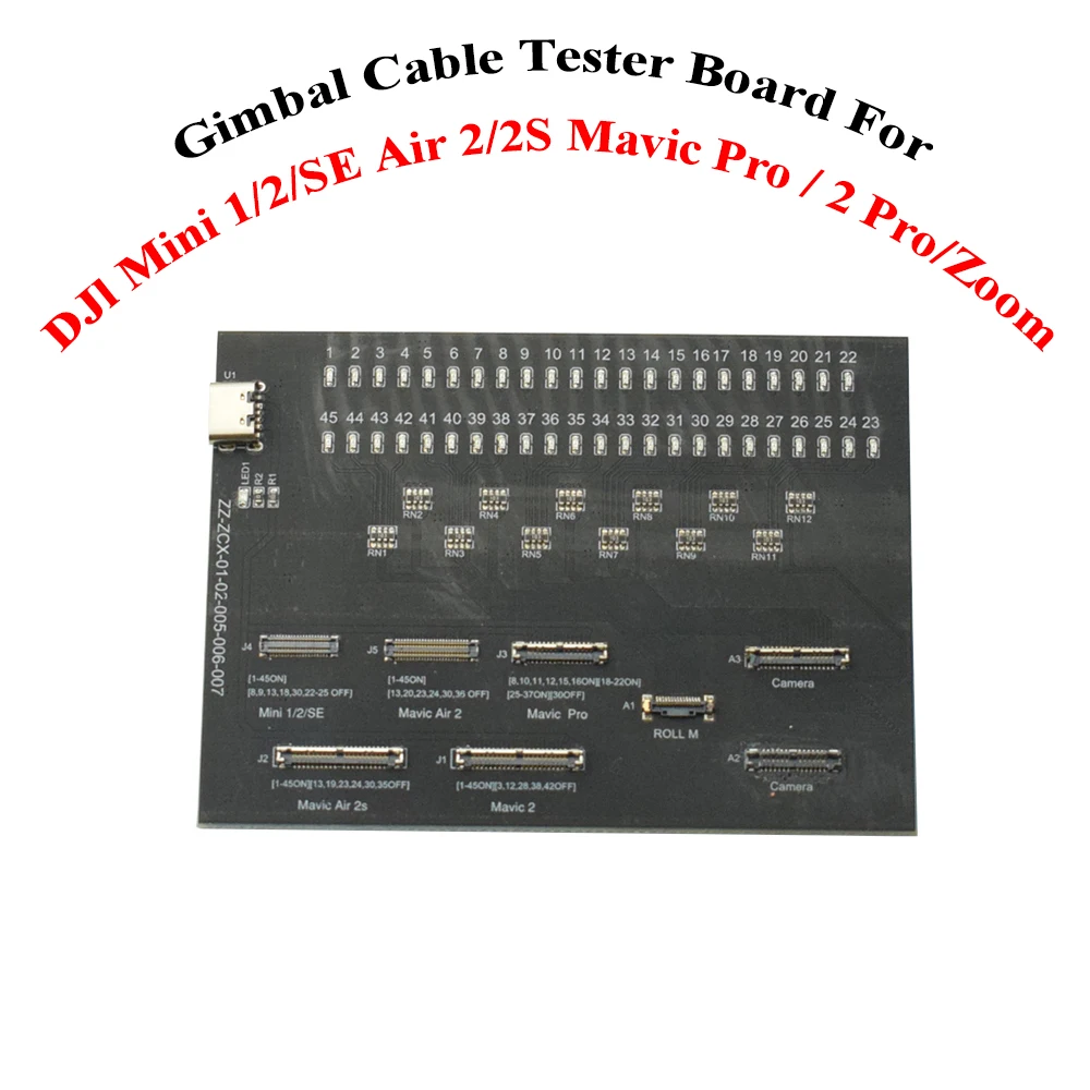 Gimbal Signal Cable Test Board for DJl Mini 1/2/SE Air 2/2S Mavic Pro / Mavic 2 Pro/Zoom Drone Repair Parts