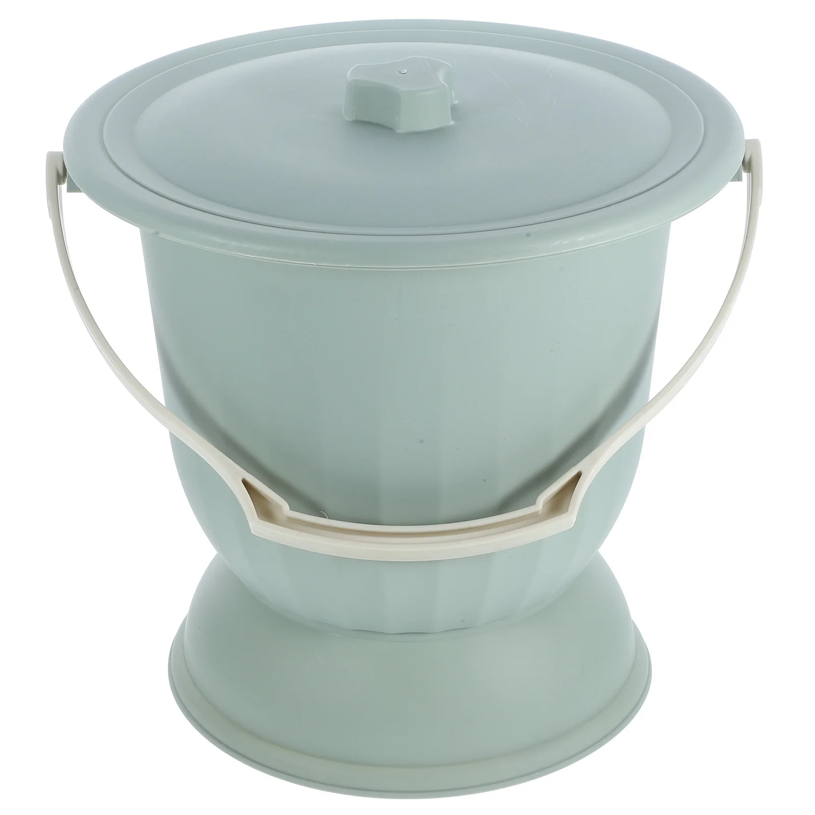 

Chamber Pot With Lid Portable Urinal For Elderly Disabled Reusable Plastic Bedpan Lightweight Household Toilet Night Urine