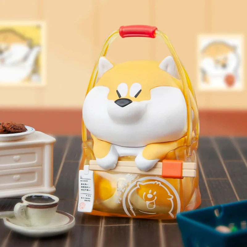 Shiba Inu Seri Buku Harian Kehidupan Kotak Buta Model Koleksi Kotak Misteri Dekorasi Boneka Figur Anime Lucu Mainan Hadiah Ulang Tahun