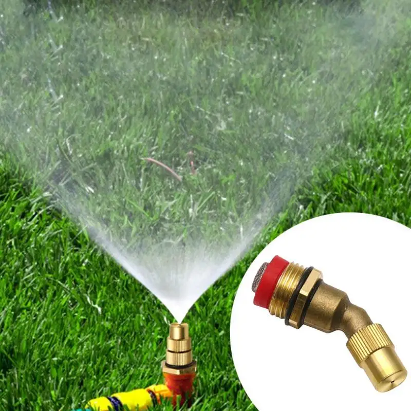 Atomizing Nozzle 1/4 Garden Misting Emitters With Filter Multifunctional Irritation Tools Durable Spray Nozzles For Irrigation