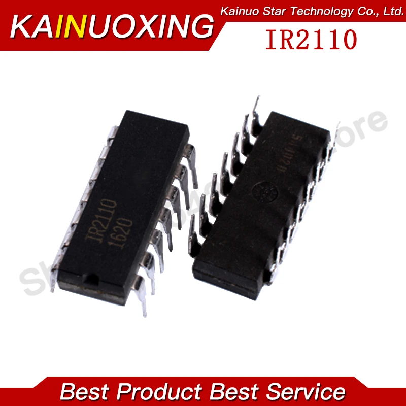 5pcs IR2110PBF IR2110 DIP-14 drivers laterais altos e baixos