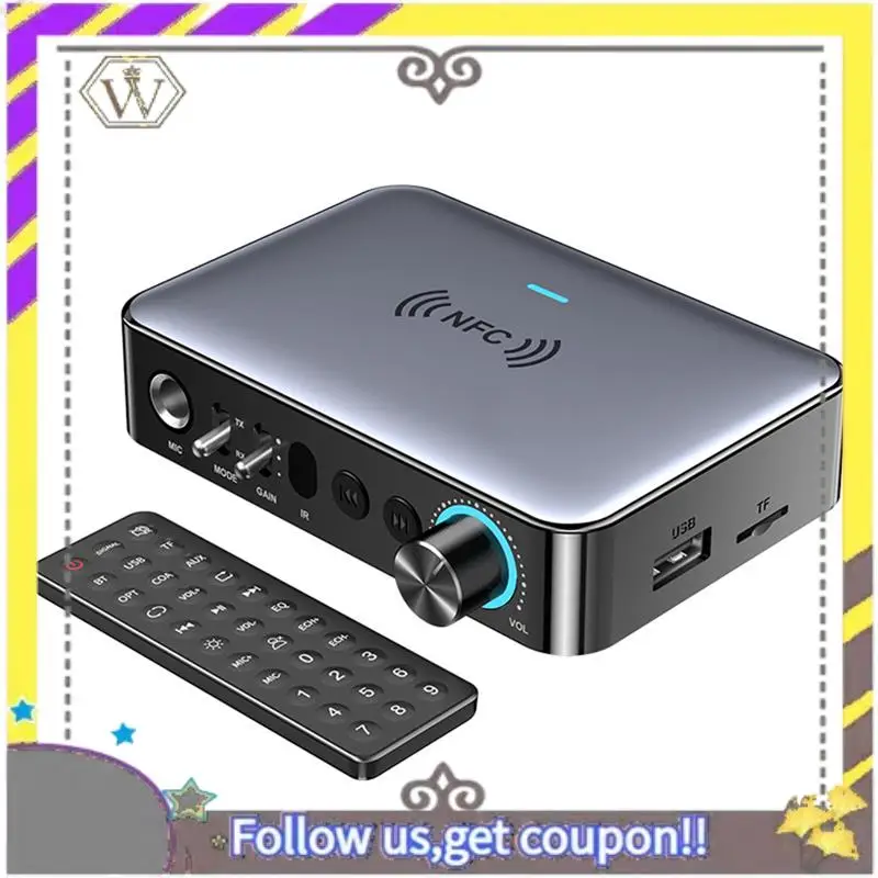 Neuer NFC Bluetooth Audio Adapter Bluetooth 5.1 Audio Adapter Bluetooth Audio Adapter Glasfaser Bluetooth Empfänger Sender