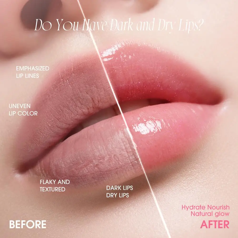 2Colors Glazed Temperature Color Changing Lipgloss Moisturizer Long-lasting Liquid Lipstick Lip Plumper Gloss Makeup For Women