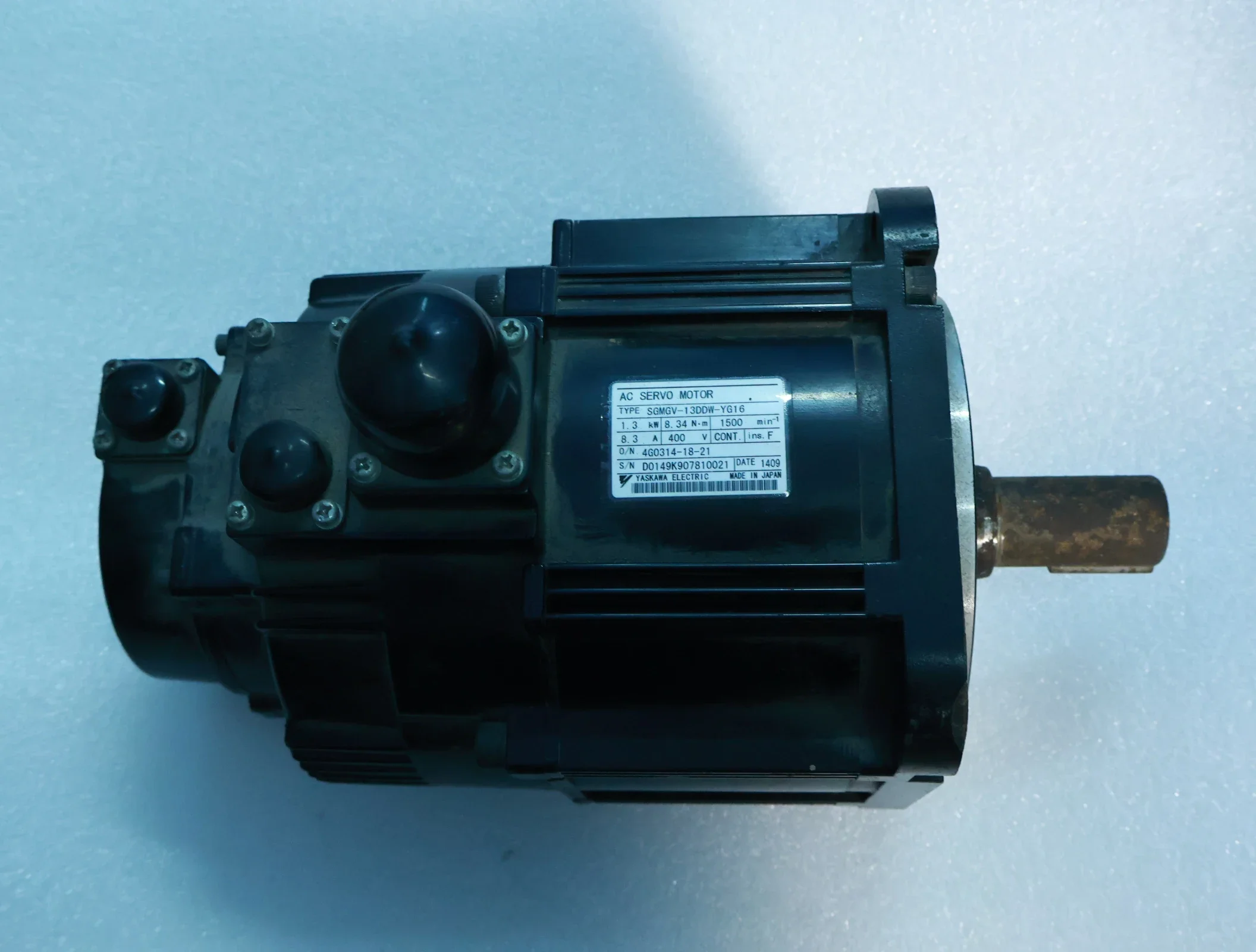 Used For Yaskawa Electric SGMGV -13DDW -YG16 Used  AC Servo Motor SGMGV -13DDW -YG16