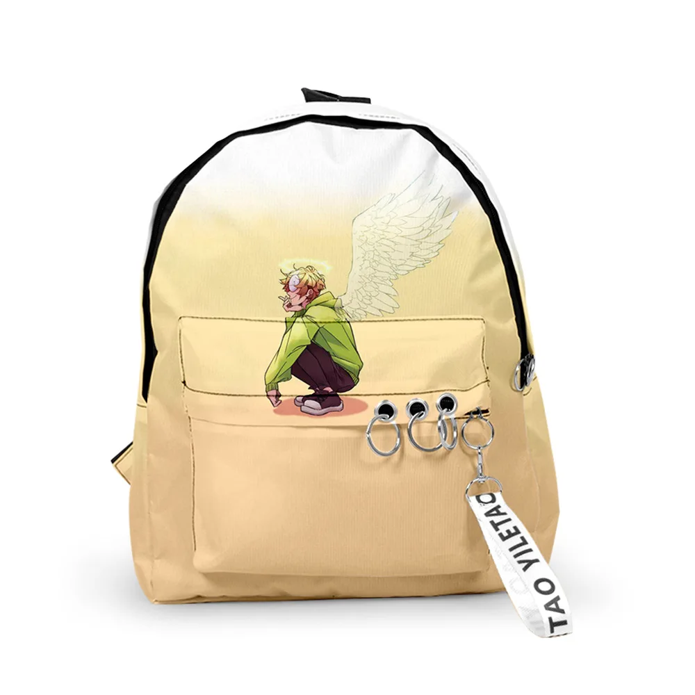 

Trendy Popular DreamWasTaken Backpacks Boys/Girls pupil School Bags 3D Print Keychains Oxford Waterproof Cute Small Backpacks