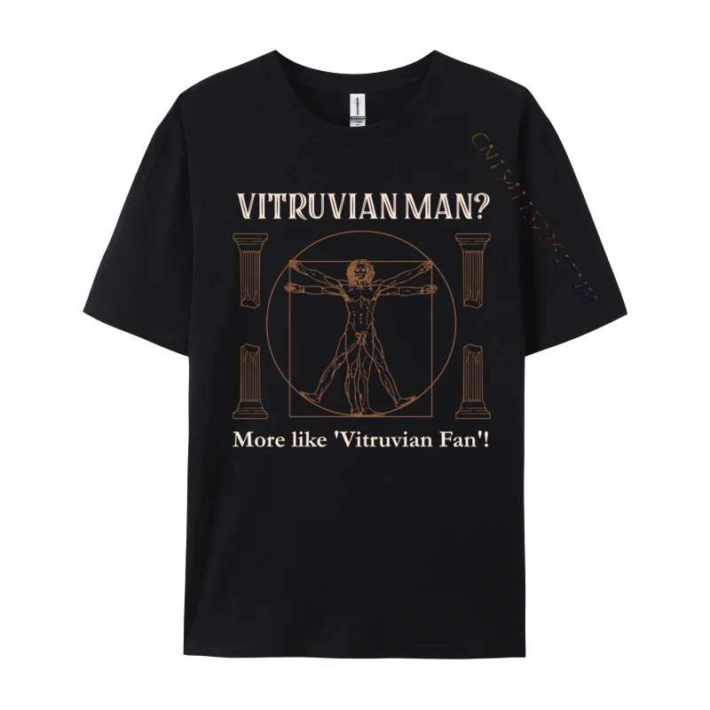 Funny Renaissance Ren Faire Medieval Festival Vitruvian Retro Vintage Style Palm Tree Tshirts For Male Design T Shirt