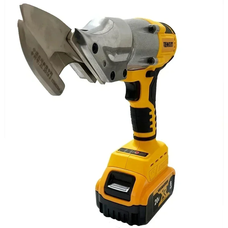 VESMATITY TPJ01 Cordless Electric Scissors Brushless Metal Shear 20V 8.0Ah Tungsten Steel Blade for Iron Sheet Leather Pro Tool