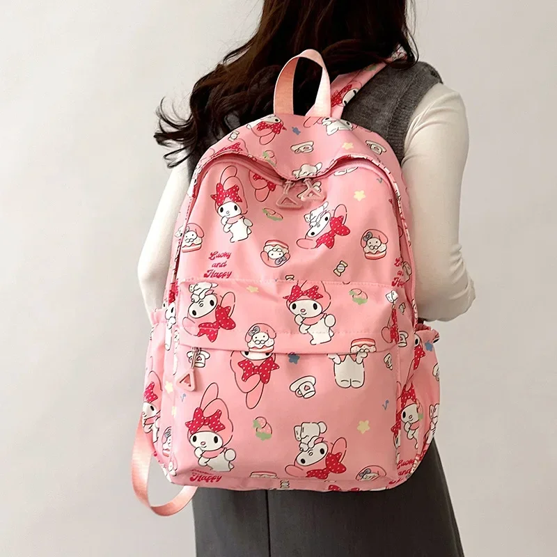 

Sanrio Hello Kitty Cute Backpack Cartoon Backpack Kuromi Cinnamoroll My Melody Backpack Campus Forest Series Niche Backpack Gift