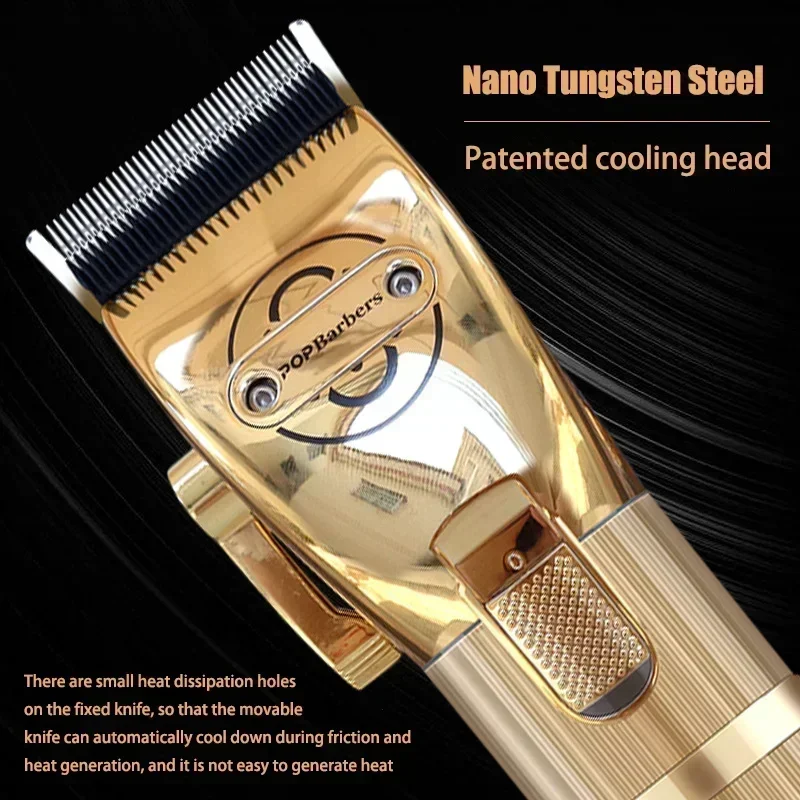 Pop Barbers P800 P700 P600 Hair Clipper Hair Trimmer for Men Professional Barber Hair Cutting Machine Finishing Haircut