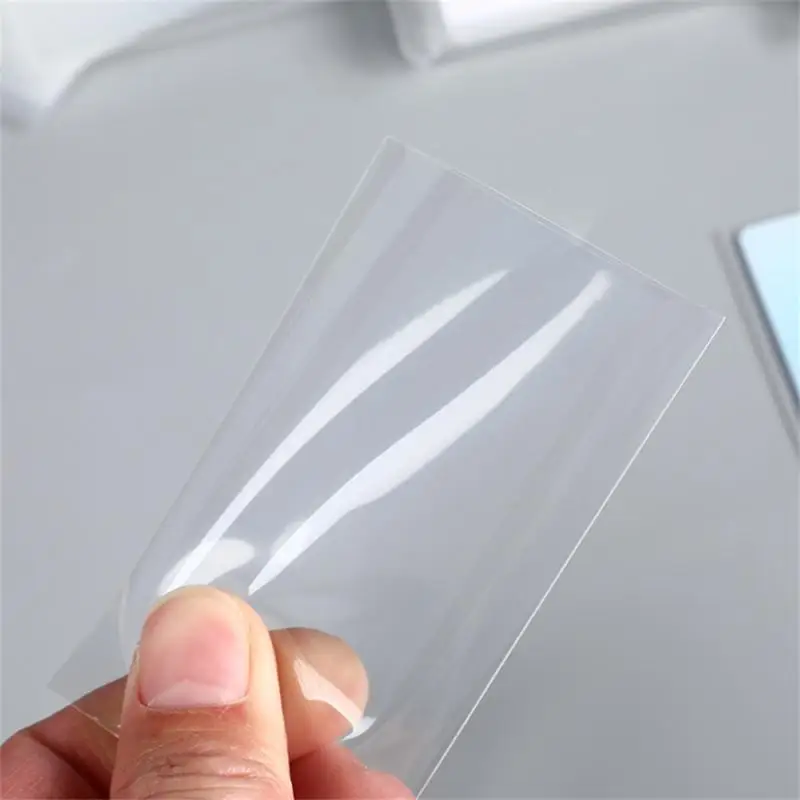 50/100PCS Korea Card Sleeves Clear Acid Free-No CPP HARD 3 Inch Photocard Film Album Binder Original Photo Card Flat Card Holder