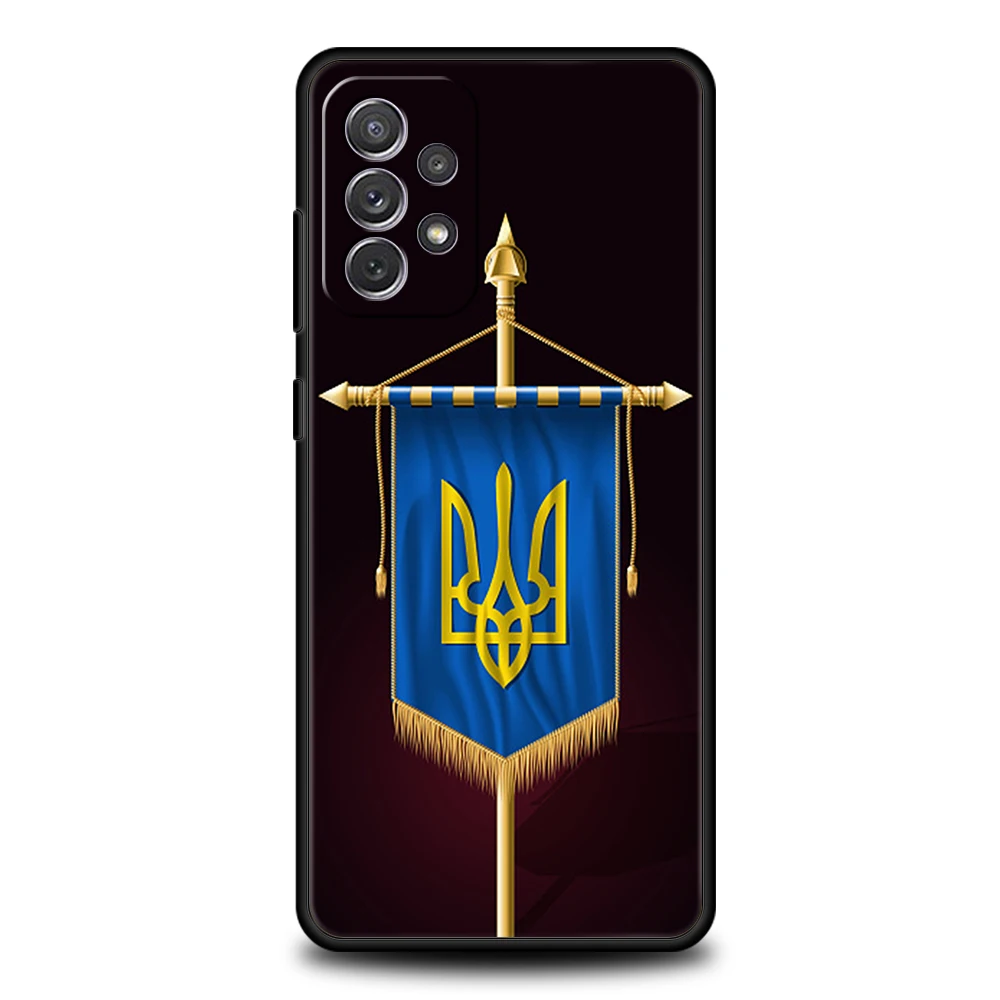 U-Ukraine Flag Phone Case for Samsung Galaxy A15 A14 A25 A54 A34 A51 A71 A72 A73 A32 A52 A52S A11 A21S A31 A41 5G Soft Shell Bag