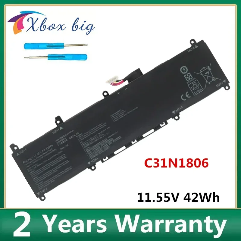 C31N1806  11.55V 42Wh Laptop Battery For Asus VivoBook S330UN-EY011 X330UA ADOL13F S13 S330FA-EY001T S330UA