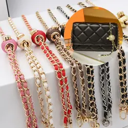 High-end Shoulder Strap Small Golden Balls Chain Bag Chain Metal Non-fading Adjustable Length Replacement Shoulder Strap