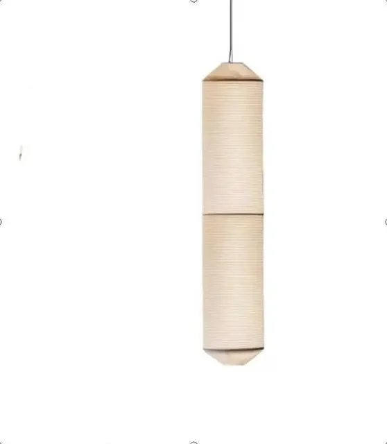 Tekio Horizontal Pendant Light Japanese Long White Paper Lamp Restaurant Wabi Sabi Lamp Living Room Bedroom Akari Noguchi Light image 3