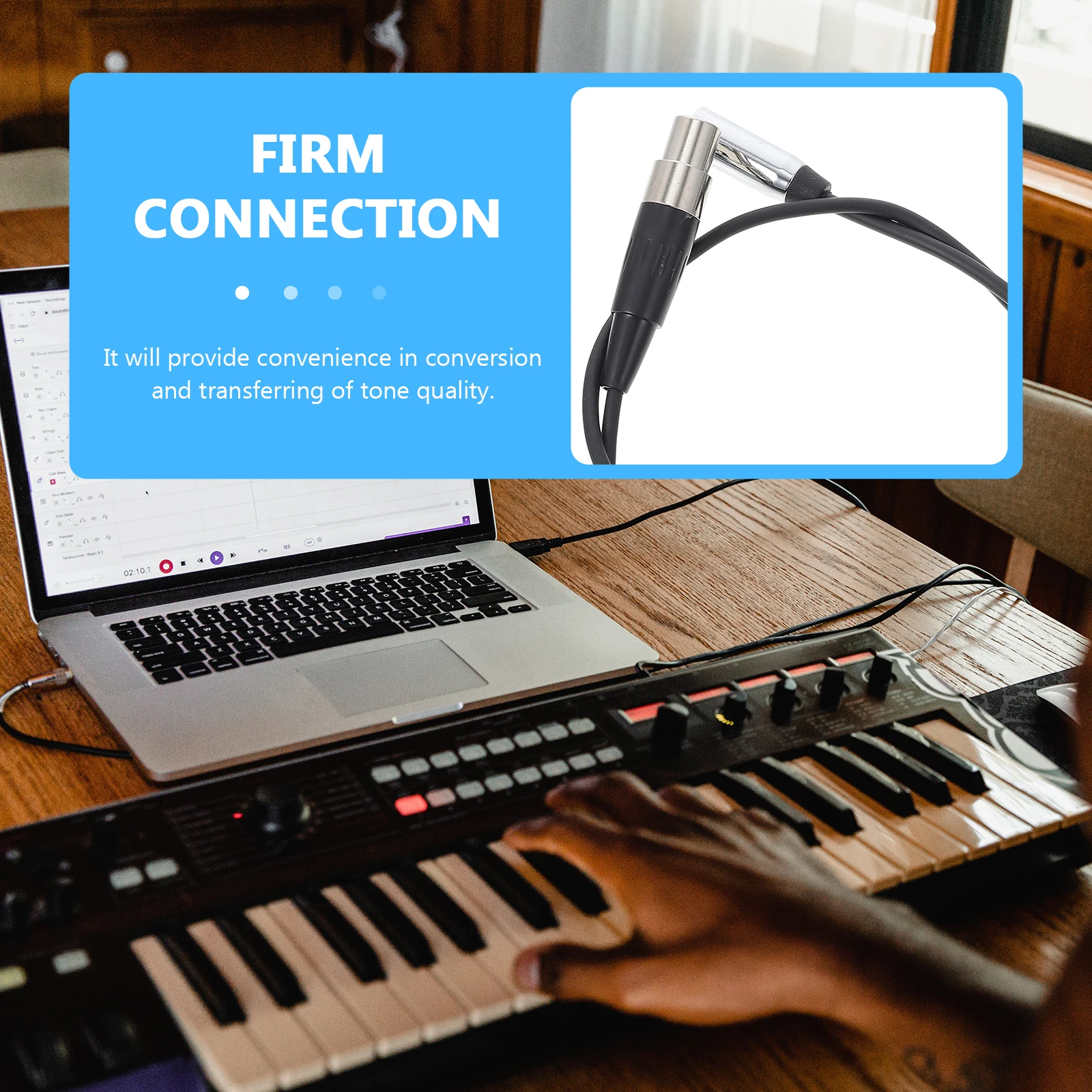 

Durable Xlr Female To 3.5Mm Trs Cable High Quality Sound Performance Pvc Shell Oxidation Resistant Adapter Wire For Audio Player