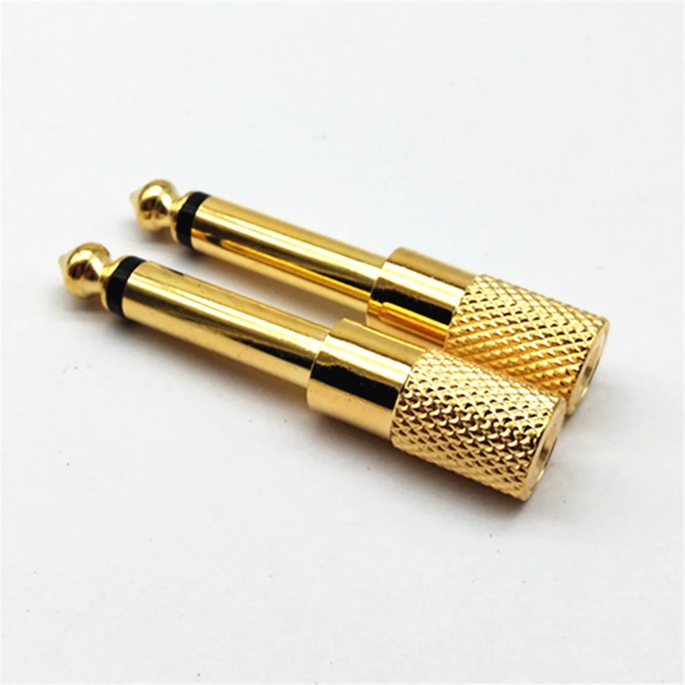 Musical Sound 4/24/50/100 Pieces Stereo Audio Adapter 6.35mm (1/4 inch) Male to 3.5mm (1/8 inch) Female Headphone Jack Plug