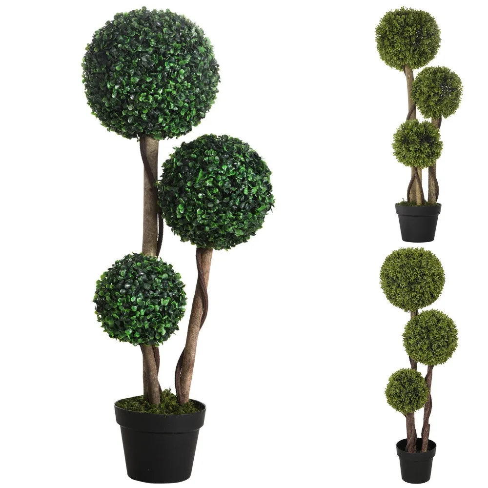 

Artificial Tree Ball Boxwood Topiary for Indoor Outdoor