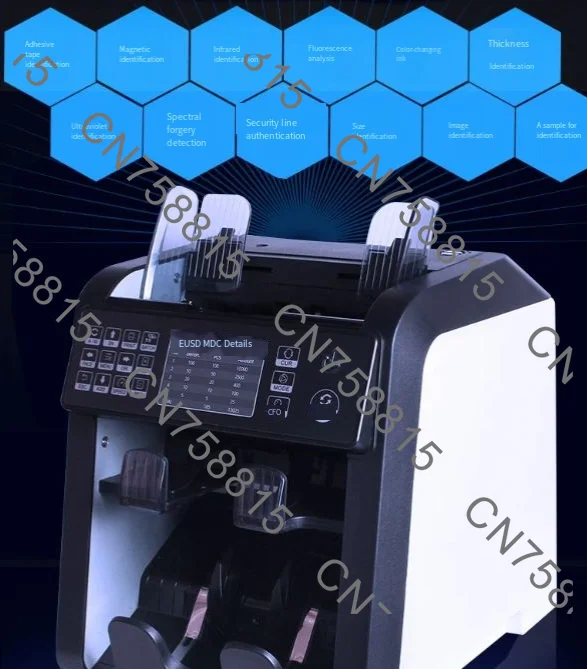 

AL-950 Smart Mixed Currency Counter for Health Checks, Equipped with Dual Sensors for Counterfeit Detection