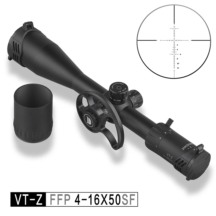 Imagem -03 - Discovery-primeiro Focal Plano Riflescope para Caça Tactical Âmbito Óptico Mount Glass Retículo Gravado Vt-z 416 624x50sf. 22lr