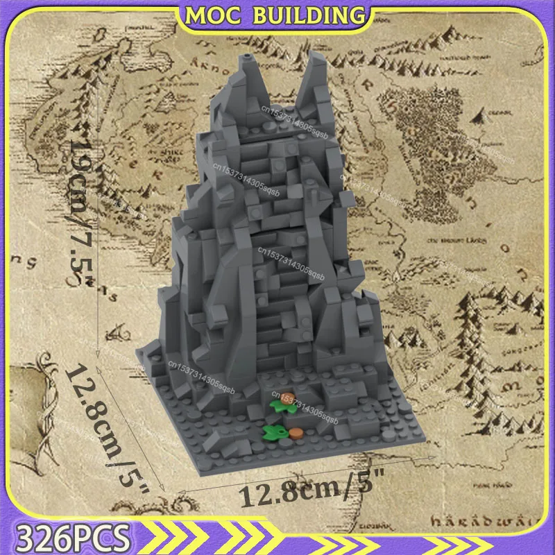 オークツリーブリック 中世風シーン MOCビルディング 中土ブロック おもちゃ MOC-10316 ギフト プレゼント ディスプレイリング 映画ジオラマ