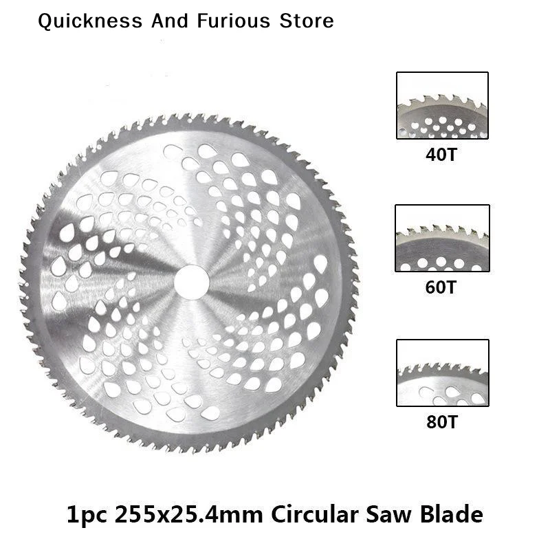 【T】1Pcs Alloy Brush Cutter Blade 40/60/80 Sharp Teeth High Wear Resistance For Garden Lawn Yard Weed Trimming view 4