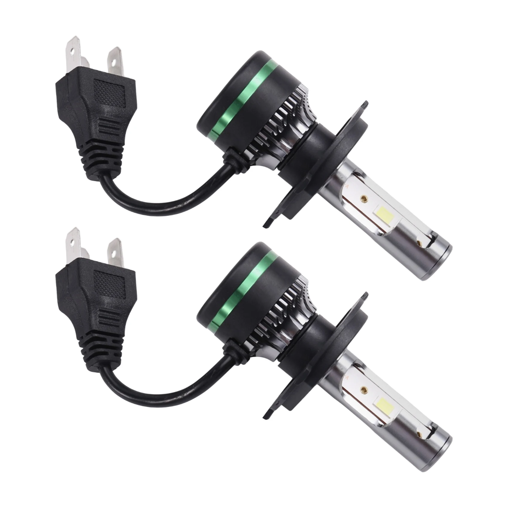 A95E-Auto LED Light Car Headlight 6000K 300W 30000LM H4 1 Pair Lamp Turbo Fog Light Bulbs 12V