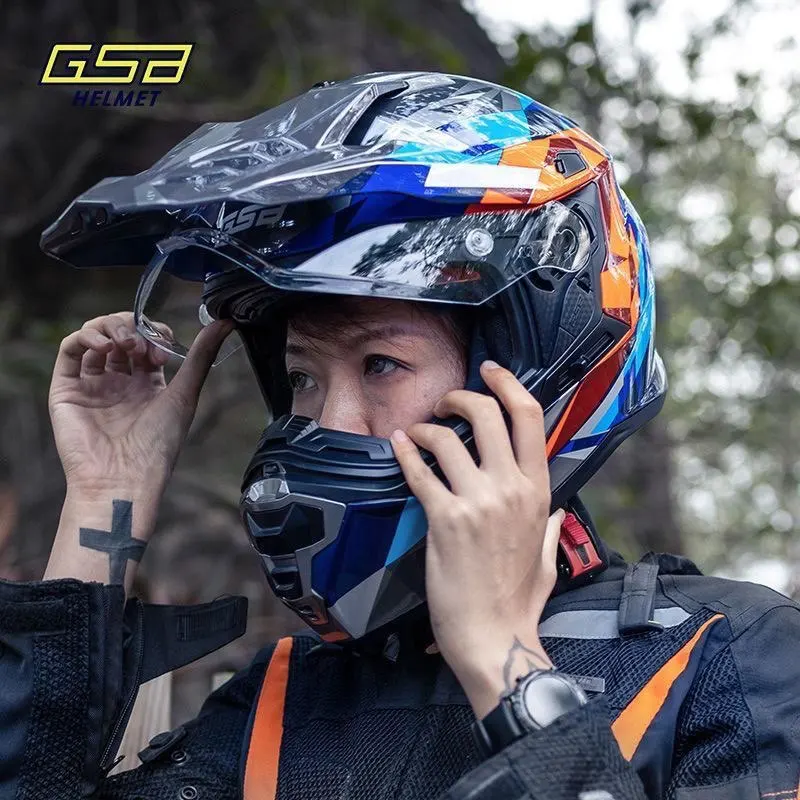 

GSB XP-22 Rally Helmet Motorcycle Off-Road Helmet Men Long-distance Riding Sunscreen Ventilation Four Seasons cascos para moto