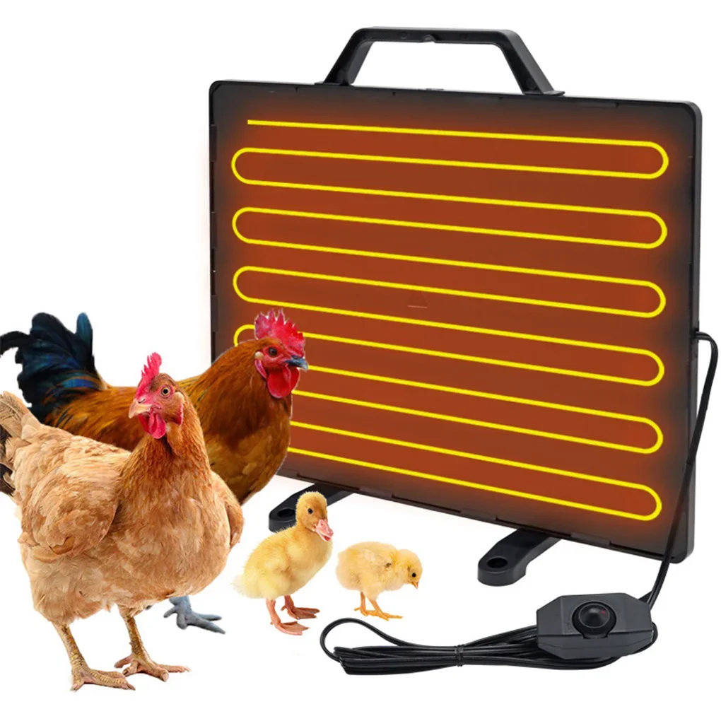 

Регулируемый термостатический нагреватель для курицы - 160 Вт нагревательная панель для птицы 0-99C Контроль температуры для зимней фермы Радиальное отопление