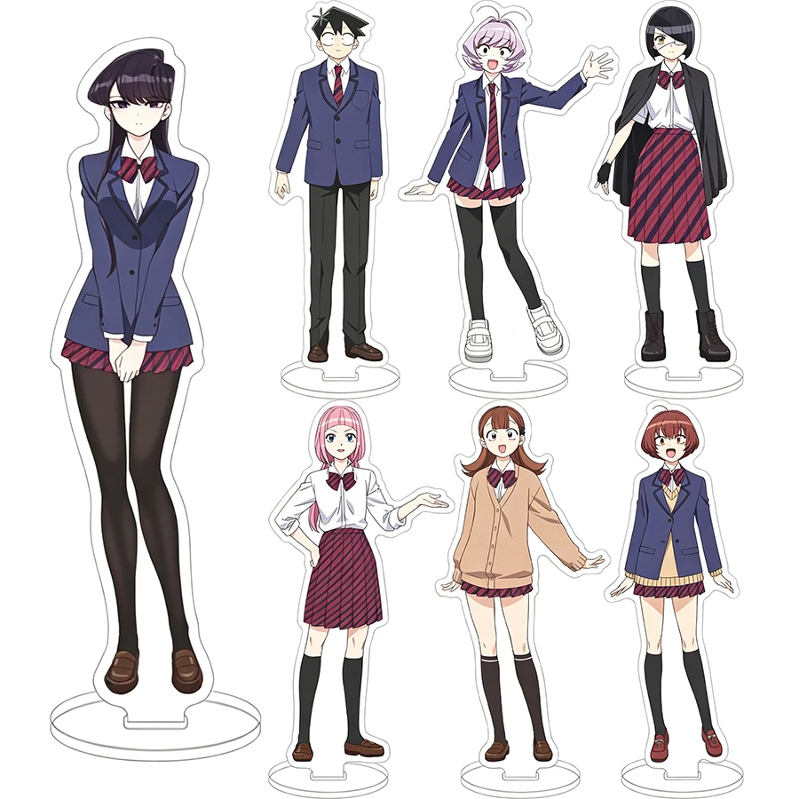 Figurine Anime Komi Can't Communicate de 16 cm, Komi Shouko, Nagana Natsumi, Hito Hitotani, Onemine Nene, support en acrylique, ornements, cadeaux