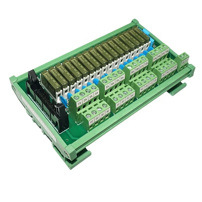 JR-B16PC-F/DC24V Relay Board Terminal Block  16 Channel  Relay Module