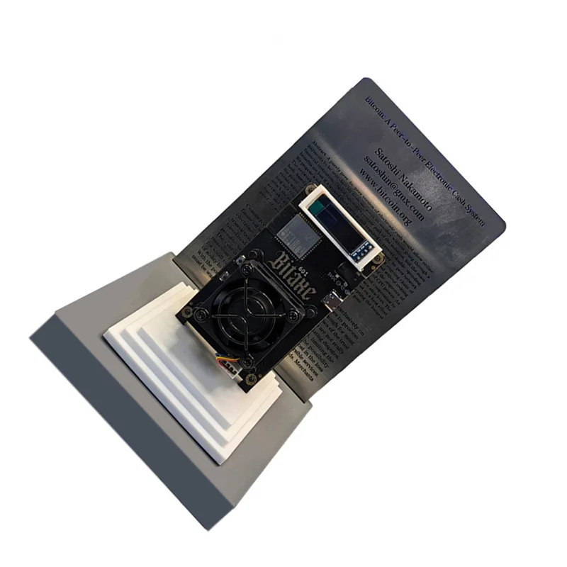 

Exquisite-AU61 For Bitaxe Gamma 601 Solo BTC Miner 1.2TH/S BM1370 Asic Chip 18W From Antminer S21 Pro Bitcoin BTC Miner