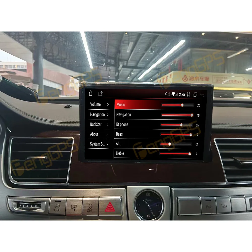 7 Inch Android 13 CarPlay Car Radio For Audi A8 2011-2017 Touch Screen Multimedia Player GPS Navigation Head Unit DSP Stereo BT