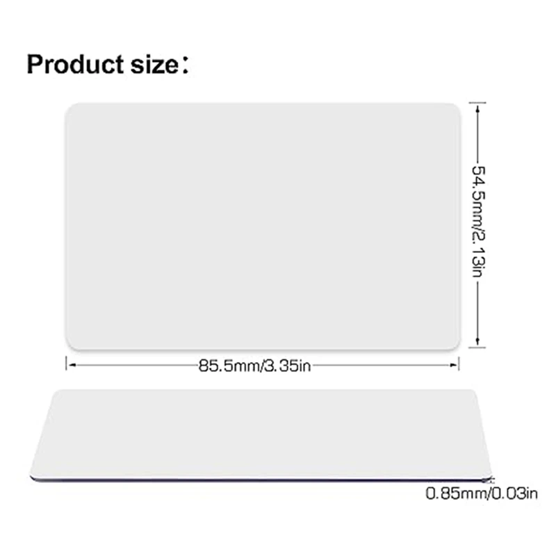 Imagem -06 - Cartões em Branco Nfc para Dispositivo Habilitado Tags Regraváveis Nfc Cards 504 Bytes Memória para Todos Nfc Ntag215 100 Pcs