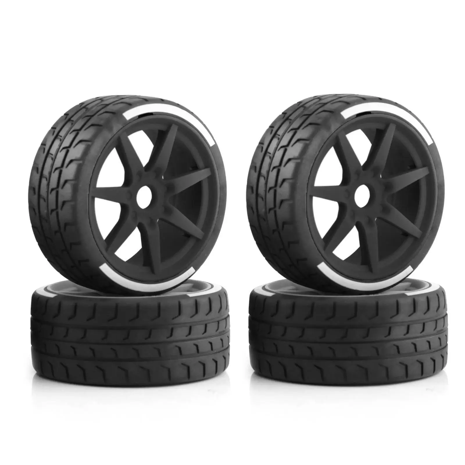 

4pcs 42x100mm 42/100 Tire Tyre 17mm Wheel Hex for Arrma 1/7 Infraction Limitless 1/8 HPI WR8 HSP Kyosho Tamiya RC Car Upgrad