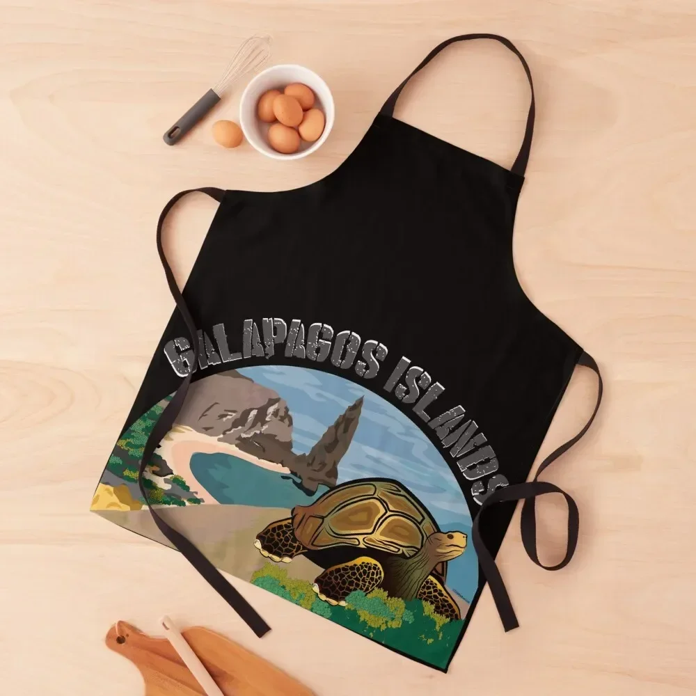 

Galapagos Giant Tortoise Apron Art Women's Dress women's kitchens Apron