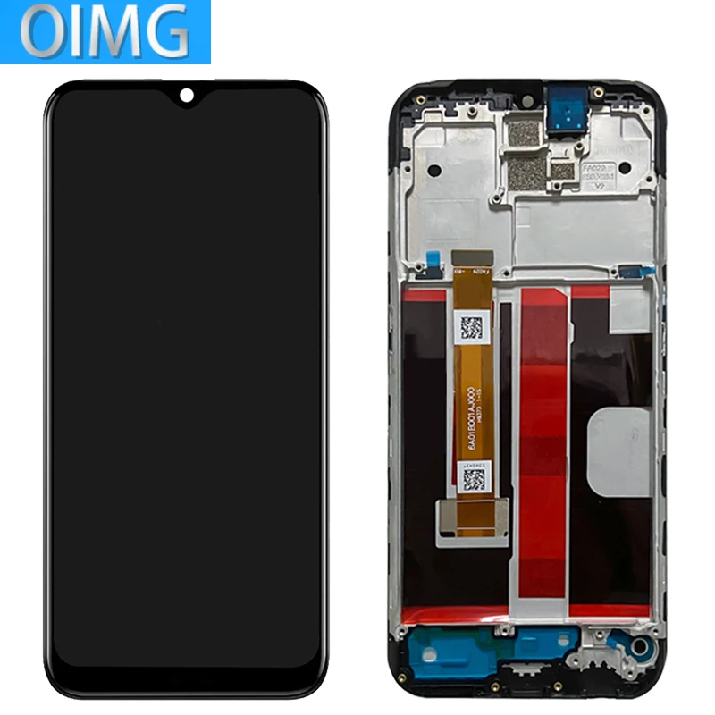 Original For Oppo A5 2020 LCD Display With Frame Screen Touch Panel Digitizer Replacement Parts CPH1931 CPH1959 CPH1933 CPH1935