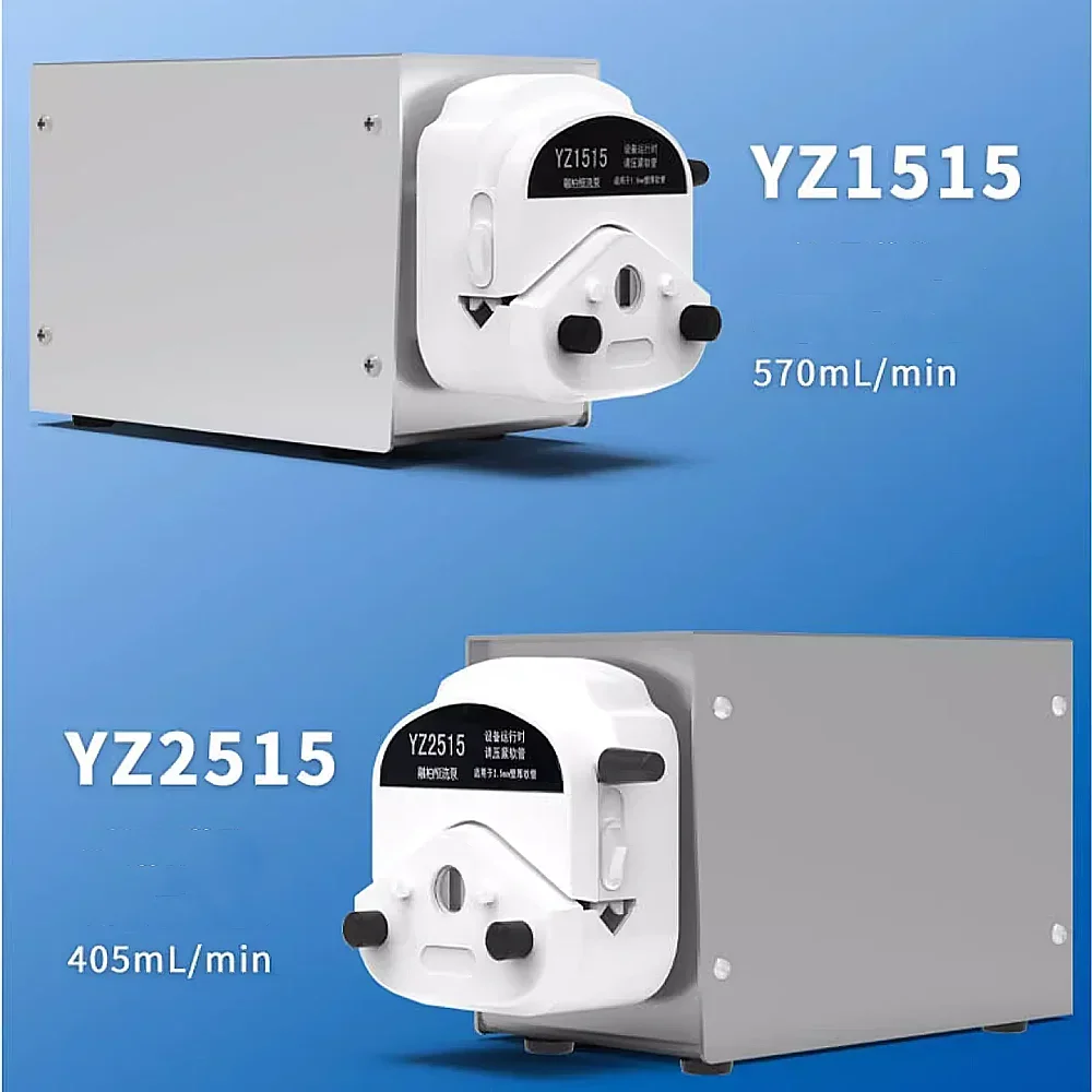 Bomba peristáltica de aço bt100, laboratório yz1515/yz2515, bomba de distribuição de fluxo constante, máquina de enchimento de passo autoescorvante