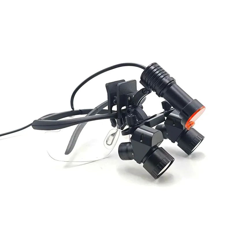 Best 4X 5X 6X Lab Binoculars Magnifigers 5W Surgerys Ergovisions Headlamp Loupes with LED Light  Lithiums Battery 300-600mm/